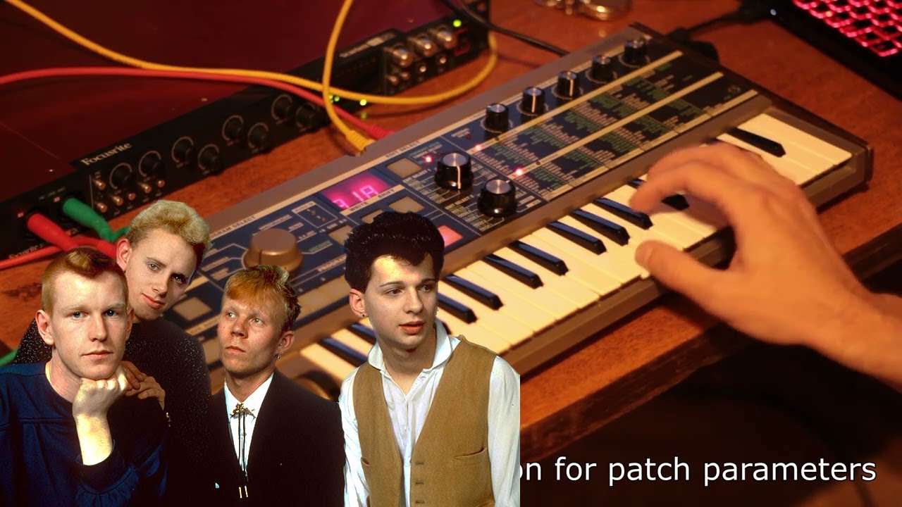 microKORG] How to make Depeche Mode - Just Can't Get Enough patch