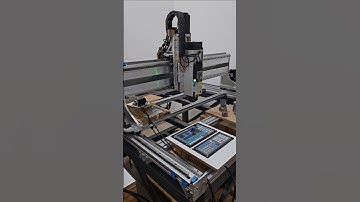 Atenção na montagem da CNC Router com ATC 😅 #cnc #cncmachining  #cncrouter