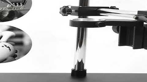 Alloy Tabletop Microscope Stand: Suitable for Microscopes with 50mm Diameter Sturdy Multi-