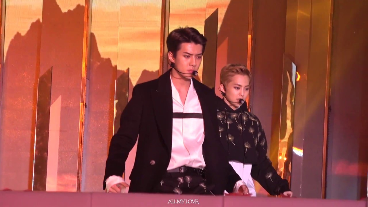 161226 가요대전 EXO - MAMA (Heavymetal version) SEHUN FOCUS