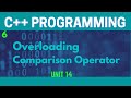 Overloading Comparison Operator in C++(Urdu/Hindi)