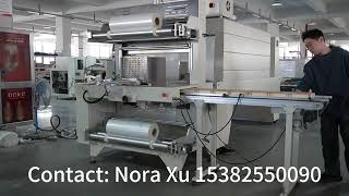 Sleeve Type Shrink Wrapping Machine with Auto Stacking & Feeding | Stacked Box Automatic Packaging