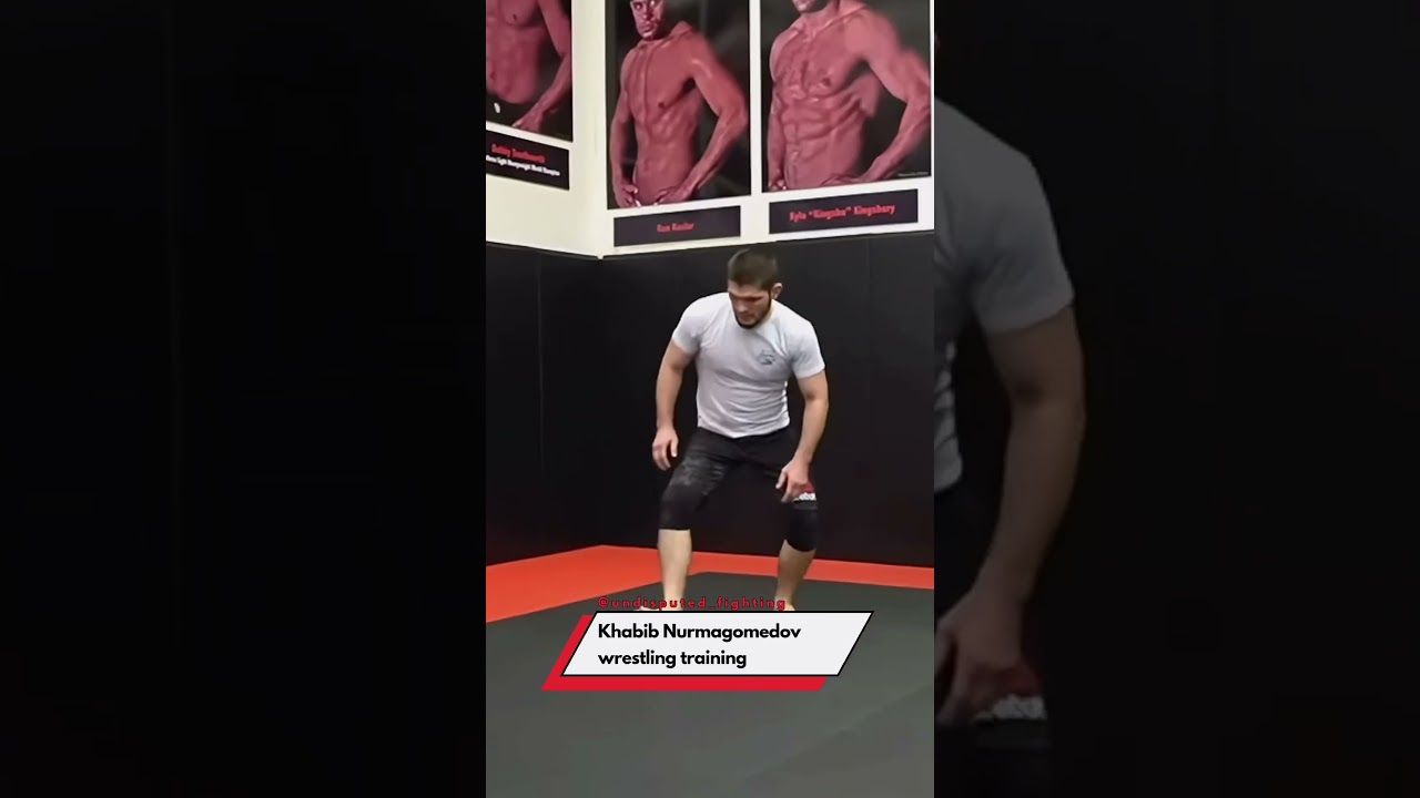 Khabib Nurmagomedov wrestling WarmUp 