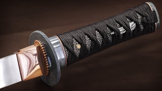 Tsuka: Crafting the Handle for My Wakizashi - Complete Process from Raw Materials