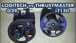 Thrustmaster T150 vs Logitech G29  Logitech, Logitech g27, Ps4 console