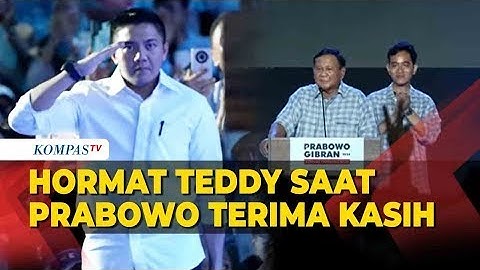 Prabowo Sentil Mayor Teddy "Untung Dia Masih Aktif, Kalo Enggak Dia yang Nyapres"