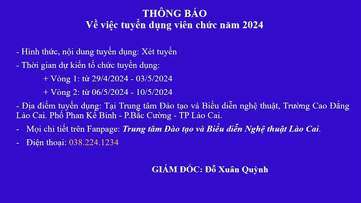 Mẫu thông báo tuyển dụng nhân viên kế toán năm 2024