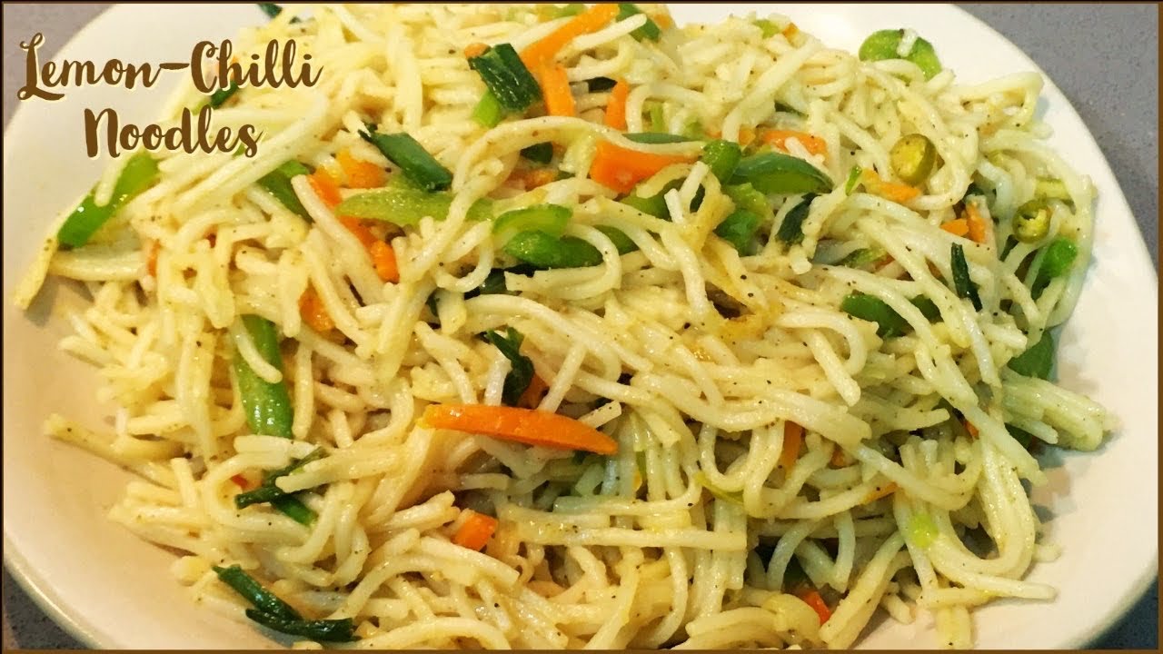 Veg Hakka Noodles| Lemon Chilli Noodles | Restaurant Style Vegetable Noodles | Shradip