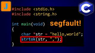 Why Does strtok Cause Segmentation Fault In C