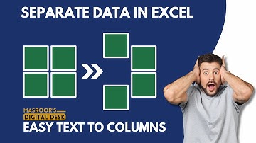 How to Separate Data in Excel | Easy Text to Columns Tutorial