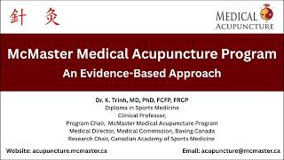 Mcmaster Medical Acupuncture Program Ub 25 Point Demonstration