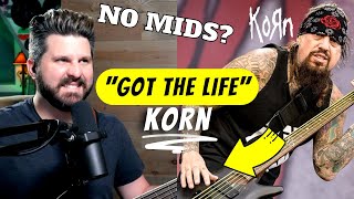 Bass Teacher REACTS | KoRn "GOT THE LIFE" - Fieldy Has SUCH Unique Slap Technique & Thunderous TONE!