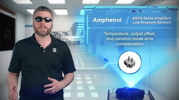 Amphenol All Sensors ADCA Series Amplified Low Pressure Sensors, Tech Specs | TTI, Inc.
