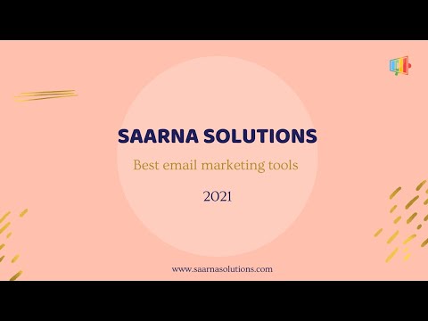 Saarna solutions, best email marketing tools to automate marketing efforts, maximize your open rate.