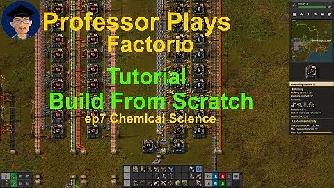 Factorio Tutorial Build From Scratch ep7 Chemical Science