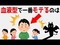 90％の人に当てはまる面白い血液型の雑学①