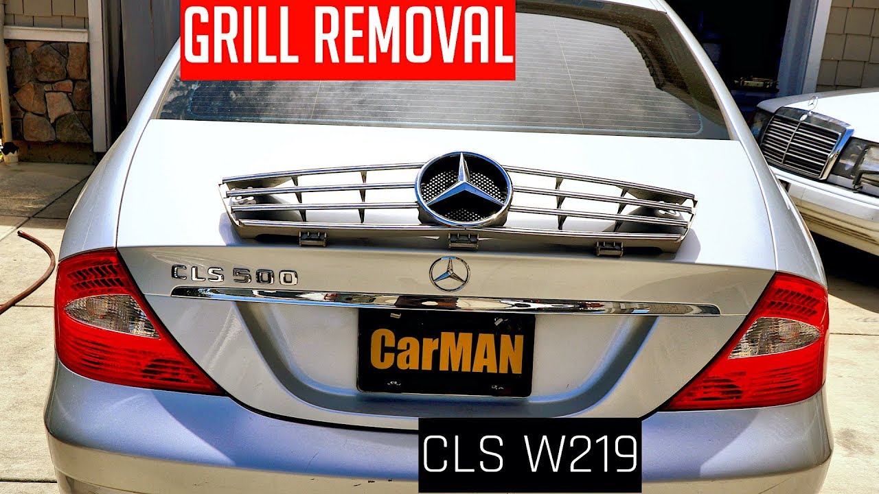 How to Remove and Upgrade Grill on Mercedes CLS W219 YouTube