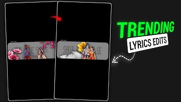 Smooth Rounded Trending Lyrics Video Editing | Curve Lyrics Video Editing