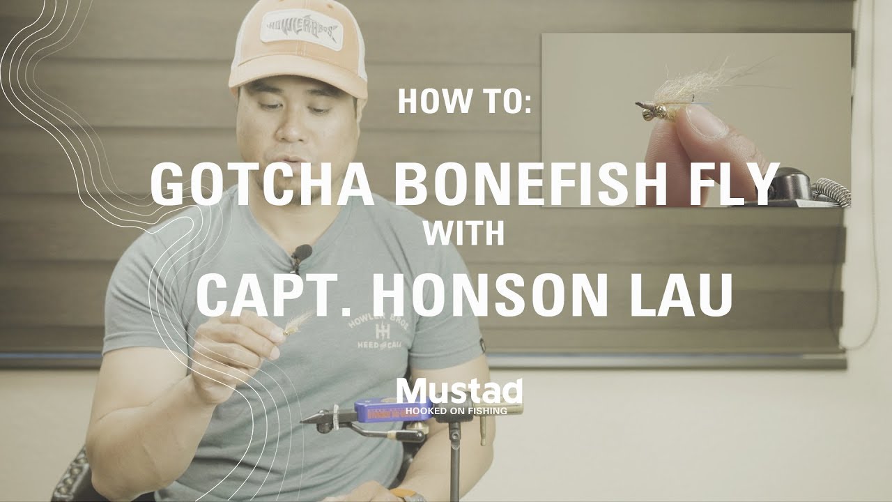 How to Tie a Gotcha Bonefish Fly with Captain Honson Lau | Mustad Fishing