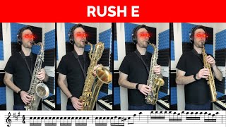 They said RUSH E was impossible on saxophone