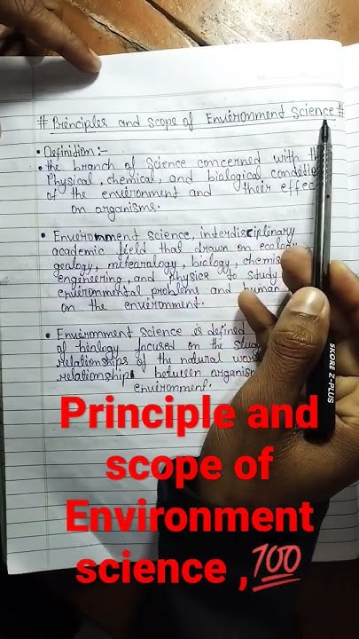 principal-e-and-scope-of-environment-science-youtube