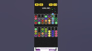Ball sort puzzle level 2197