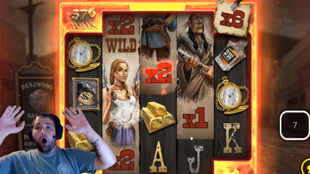 I got a TRIPLE Wild drop on this DEADWOOD SUPER Bonus?!