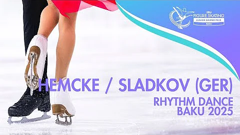 Nelly Elisa HEMCKE / Artyom SLADKOV (GER) | Junior Ice Dance Rhythm Dance | Baku 2025