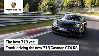 The new Porsche 718 Cayman GT4 RS sits final tests
