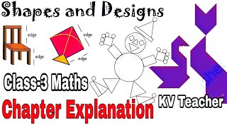 (Page 60-65) / Shapes And Designs: Part-1 / Class-3 MATHS NCERT chapter  5 Explanation by KV teacher