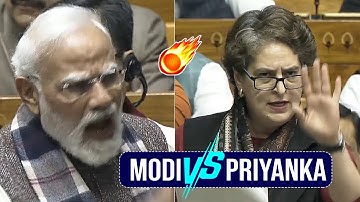 PM Modi vs Priyanka Gandhi In Parliament | BJP vs Congress Party | Rahul Gandhi | News Buzz