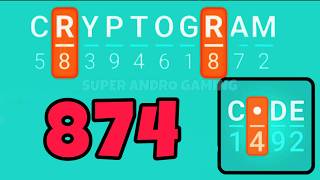 CRYPTOGRAM 874