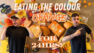 Eating Only The Colour ORANGE For 24 Hours