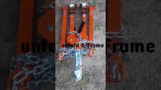Savage Towing Equipment instruction video of A Frame