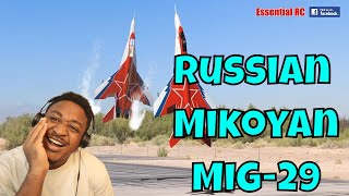 FANTASTIC Russian Mikoyan MiG-29 FORMATION PAIR\/DUO with OVT VECTORED THRUST Demo Reaction
