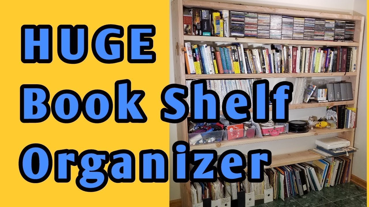 Huge Book Shelf Home & Garage Organizer YouTube