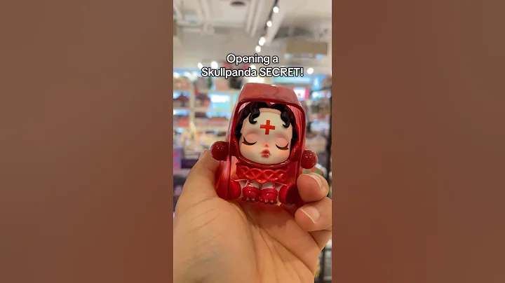 This is one Spooky SECRET Skullpanda! #blindbox #unboxing #popmart #asmr #kawaii #skullpanda #toys