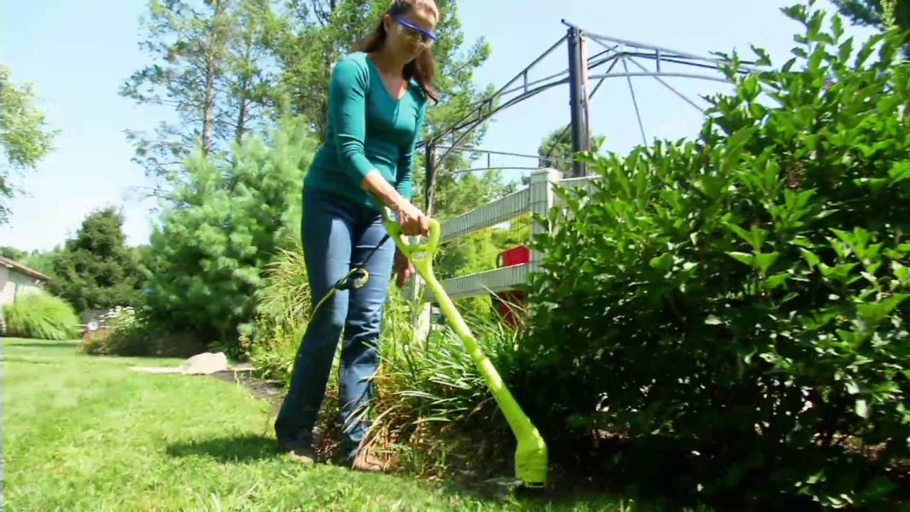 Sun Joe Electric Lightweight Grass and Weed Trimmer on QVC