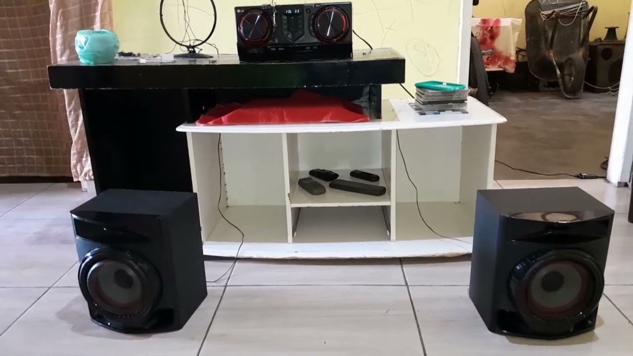 Mini system LG cj44 inédito no meu canal, vídeo de primeiras impressões do aparelho. Vendido 