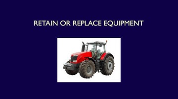 Chapter 7, Video 6, Retain or replace equipment Example!