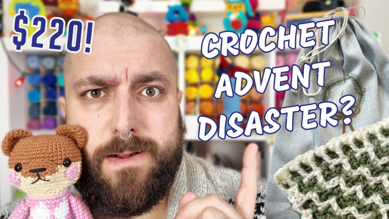 Мне пришлось остановиться... Пробую вязаный адвент-календарь от Hobbii — Неделя 1