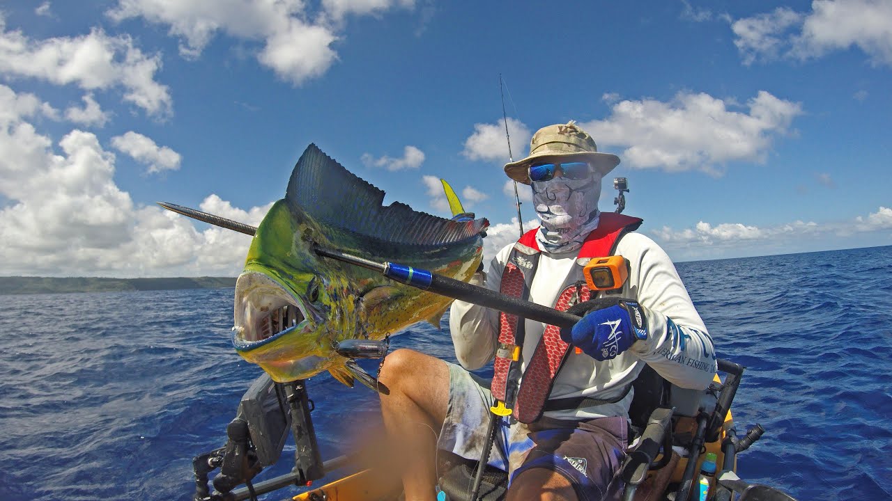 Exotic fish from a Remote Paradise - Mahi fight with light tackle from