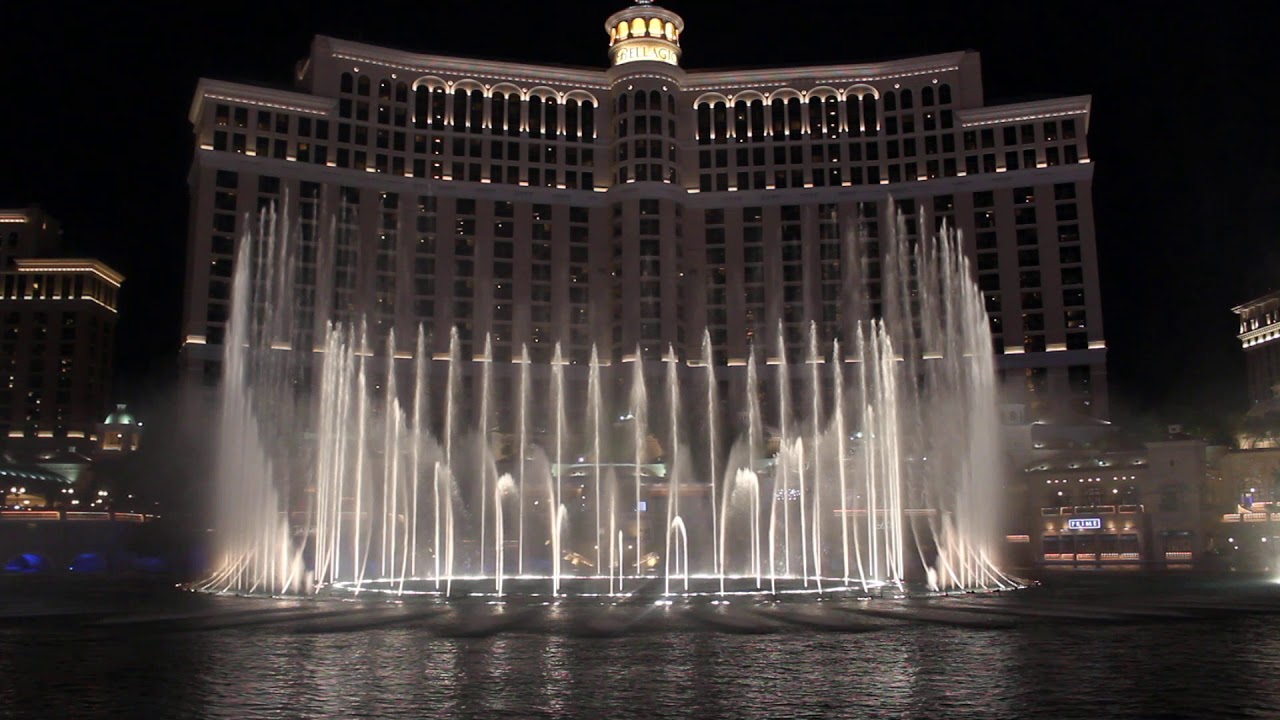 Bellagio fountain lights music show YouTube