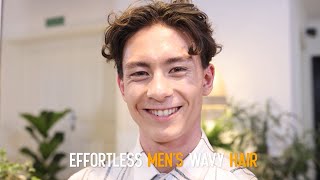 Effortless Men's Wavy Hair Styling Tutorial | KMS Pro screenshot 2
