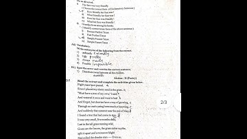 CLASS 11TH ENGLISH UNIT TEST 1 2025-26  don