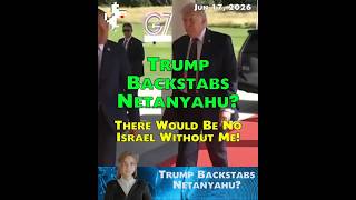 No Israel Without Me  Trump BLINDSIDES Netanyahu at G7 Over Secret Iran Deal #shorts