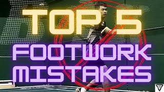 TOP 5 FOOTWORK MISTAKES in Badminton And How to Correct Them! by AL Liao Athletepreneur 19,751 views 3 years ago 3 minutes, 8 seconds