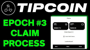 Tipcoin Epoch 3 Claim | Tipcoin Airdrop Claim | Tipcoin Epoch 3 Claim Kaise Kare | Tipcoin Epoch 3