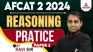 AFCAT 2 2024 | AFCAT Reasoning Classes | Pratice paper 2 | Reasoning By Ravi Sir