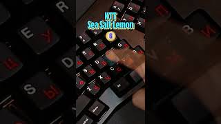 KTT Sea Salt Lemon - Budget Clacky sound switchesshorts keyboard asmr